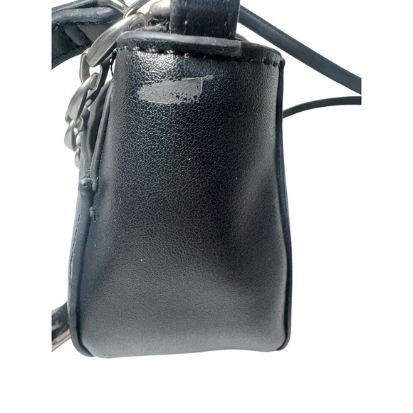 French Connection Maud  Baguette Shoulder Bag Chain Crossbody Vegan Faux Leather - Picture 12 of 16